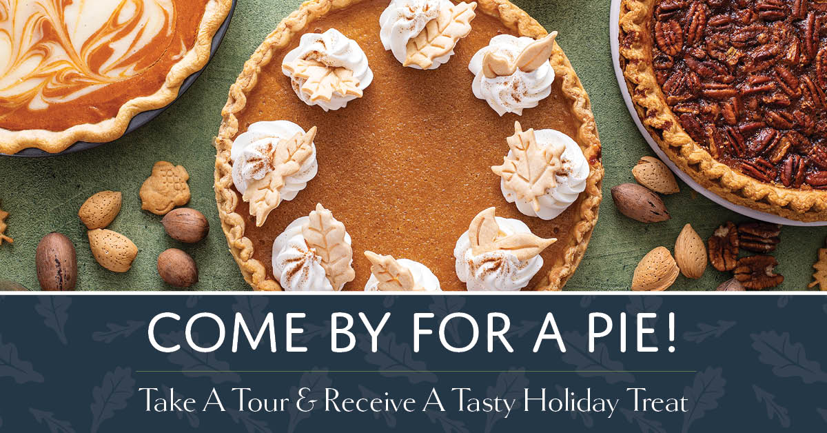 Holiday Pie & Tour promotion